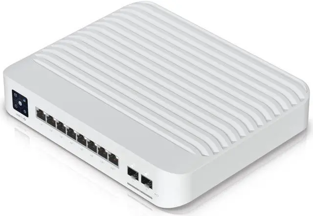 Alt view image 6 of 6 - Ubiquiti Pro 8 PoE, 8-port Layer 3 PoE Switch ((USW-Pro-8-PoE) (120W))
