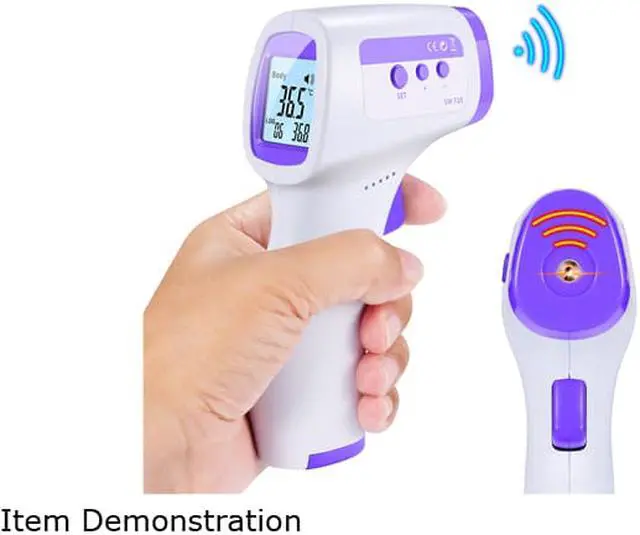 Alt view image 3 of 4 - Banne Non-Contact Infrared Forehead Digital Thermometer Accurate Instant Reading for Adults and Kids