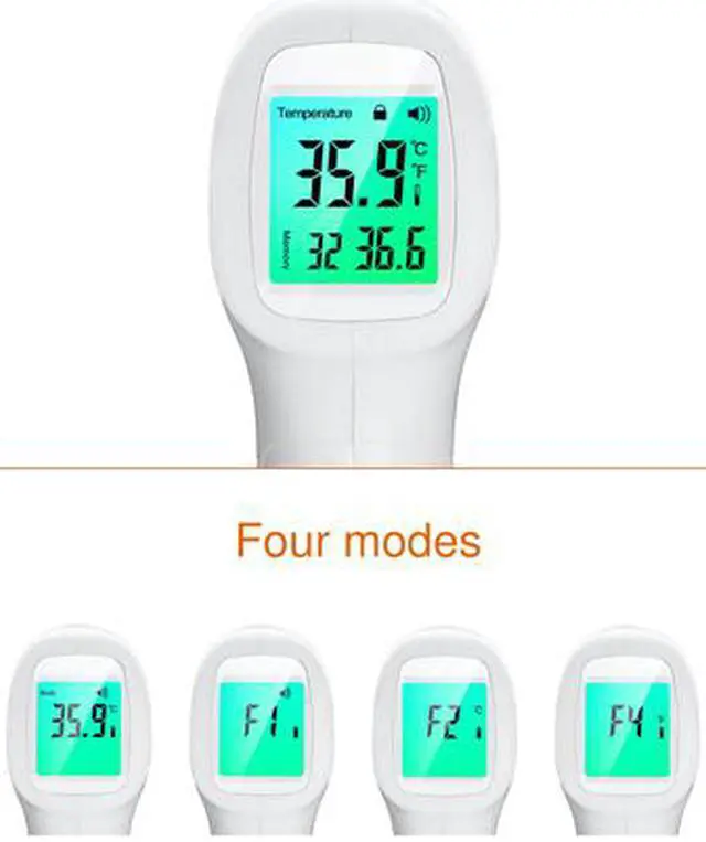Alt view image 4 of 4 - Banne Non-Contact Infrared Forehead Digital Thermometer Accurate Instant Reading for Adults and Kids