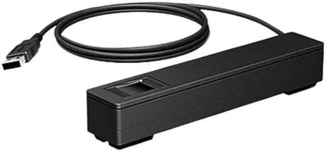 Main image of HP 4VW57AT Smart Buy Engage One Prime Fingerprint Reader, USB 2.0 - Black
