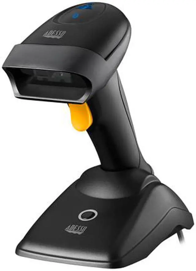 Alt view image 5 of 10 - Adesso Spill Resistant Wireless Antimicrobial 2D Barcode Scanner
