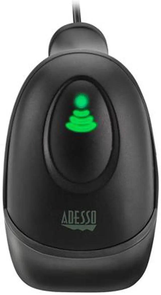 Alt view image 3 of 6 - Adesso NuScan 2500TU Heavy Duty Long Range Handheld 1D/2D Barcode Scanner, USB, Spill Resistant, Antimicrobial, Drop Protection - NUSCAN2500TU