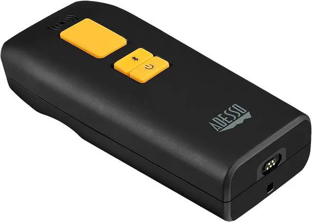 Main image of Adesso NuScan 3500TB Portable Pocket Size Bluetooth Long Range 1D/2D Barcode Scanner w/ Detachable Magnetic Cable, IP66 Waterproof, Antimicrobial, Drop Protection - NUSCAN3500TB