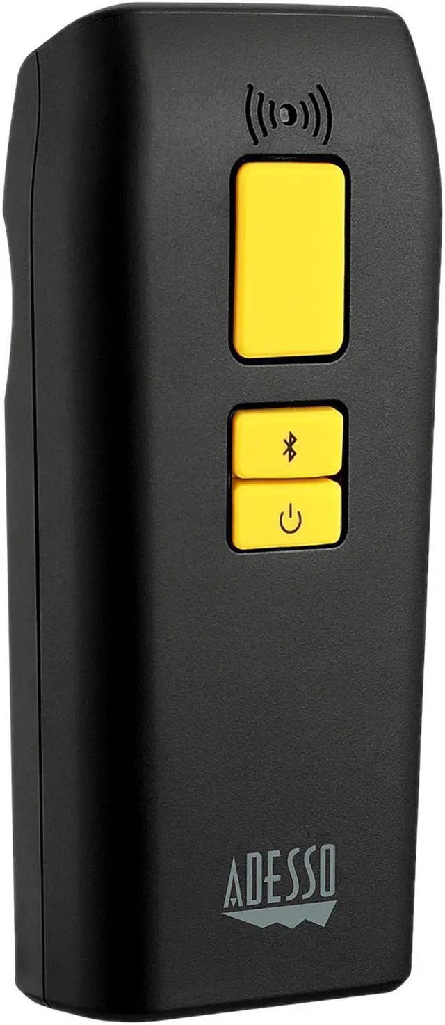Alt view image 3 of 7 - Adesso NuScan 3500TB Portable Pocket Size Bluetooth Long Range 1D/2D Barcode Scanner w/ Detachable Magnetic Cable, IP66 Waterproof, Antimicrobial, Drop Protection - NUSCAN3500TB