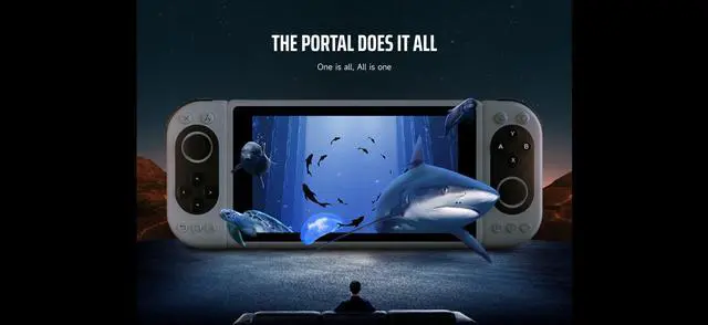 Alt view image 6 of 10 - PIMAXVR Portal Handheld Game Console with 4K 144Hz Display, Gaming Console for Android, Retro Video Games, Cloud Gaming, Handheld Emulator, 8G+256G, Black