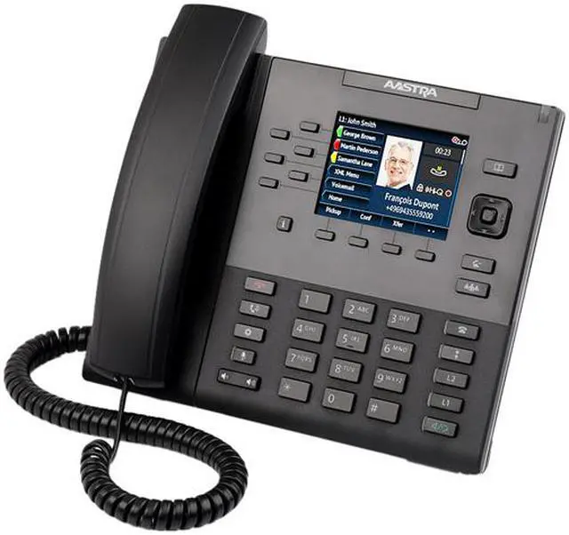 Main image of Aastra - 80C00002AAA-A - 6867i - 9-Line SIP Desktop Phone with 3.5 QVGA Color Display - Does Not Include Power Supply