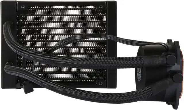 Alt view image 4 of 12 - Cooler Master MasterLiquid ML120L RGB Close-Loop CPU Liquid Cooler, 120mm Radiator, Dual Chamber RGB Pump, Dual MF120R RGB Fans, RGB Lighting for AMD Ryzen/Intel LGA1200/1151 LGA 1700 Compatible