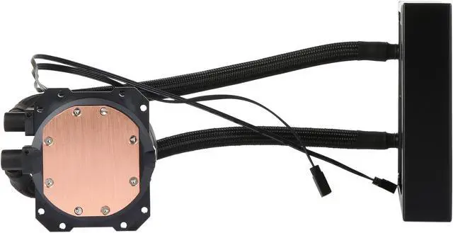 Alt view image 5 of 12 - Cooler Master MasterLiquid ML120L RGB Close-Loop CPU Liquid Cooler, 120mm Radiator, Dual Chamber RGB Pump, Dual MF120R RGB Fans, RGB Lighting for AMD Ryzen/Intel LGA1200/1151 LGA 1700 Compatible