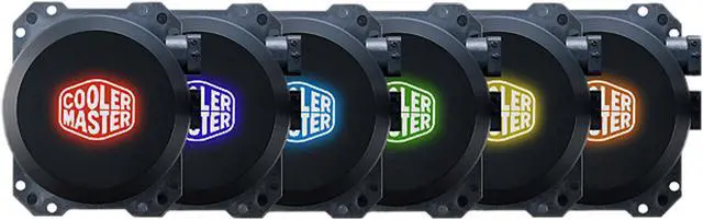Alt view image 7 of 7 - Cooler Master MasterLiquid ML240L RGB Close-Loop CPU Liquid Cooler, 240mm Radiator, Dual Chamber RGB Pump, Dual MF120R RGB Fans, RGB Lighting for AMD Ryzen/Intel LGA1200/1151