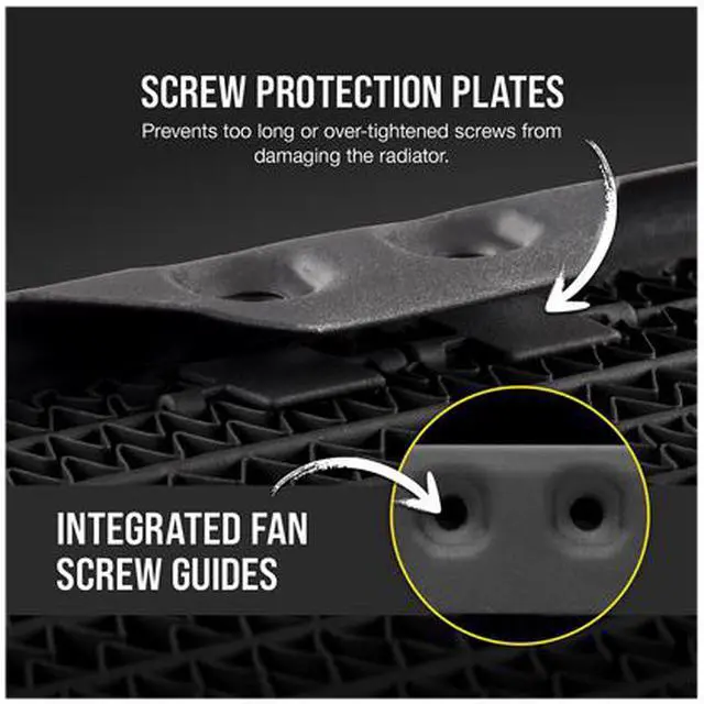 Alt view image 10 of 11 - Corsair Hydro X Series XR7 360mm Water Cooling Radiator
