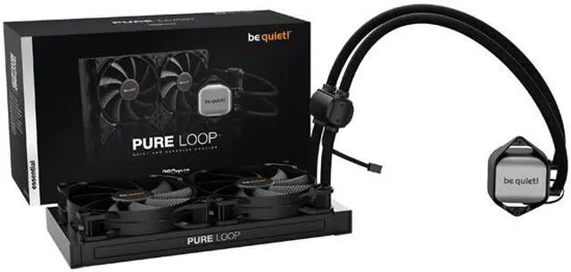 Alt view image 3 of 6 - be quiet! PURE LOOP 280mm AIO CPU Water Cooler | All In One Water Cooling System | Intel and AMD Support | Low Noise | BW007