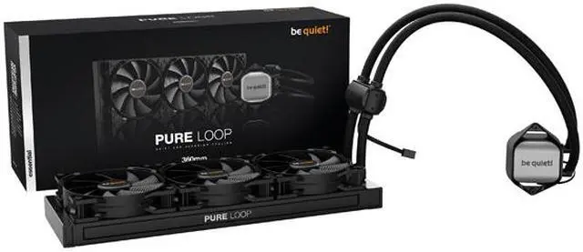 Alt view image 7 of 6 - be quiet! PURE LOOP 360mm AIO CPU Water Cooler | All In One Water Cooling System | Intel and AMD Support | Low Noise | BW008