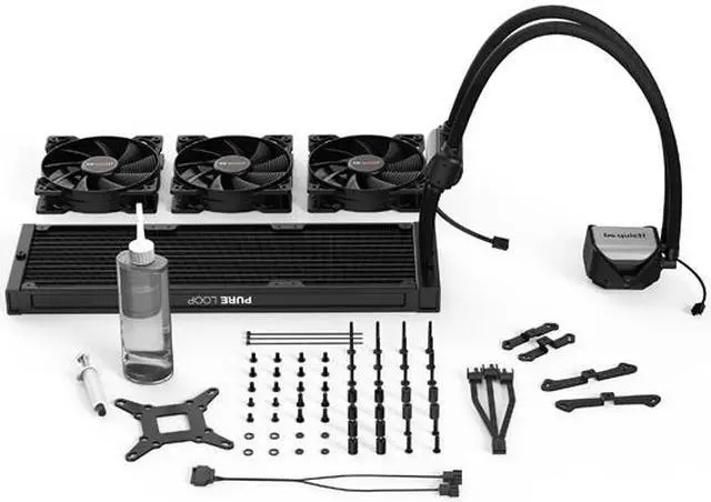 Alt view image 6 of 6 - be quiet! PURE LOOP 360mm AIO CPU Water Cooler | All In One Water Cooling System | Intel and AMD Support | Low Noise | BW008