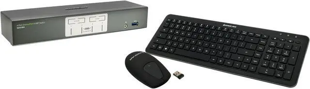 Main image of IOGEAR GCS1904-KM Av&Digital Home Solutions 4-Port 4K Uhd Displayport Kvmp Switch With Kb/Mouse