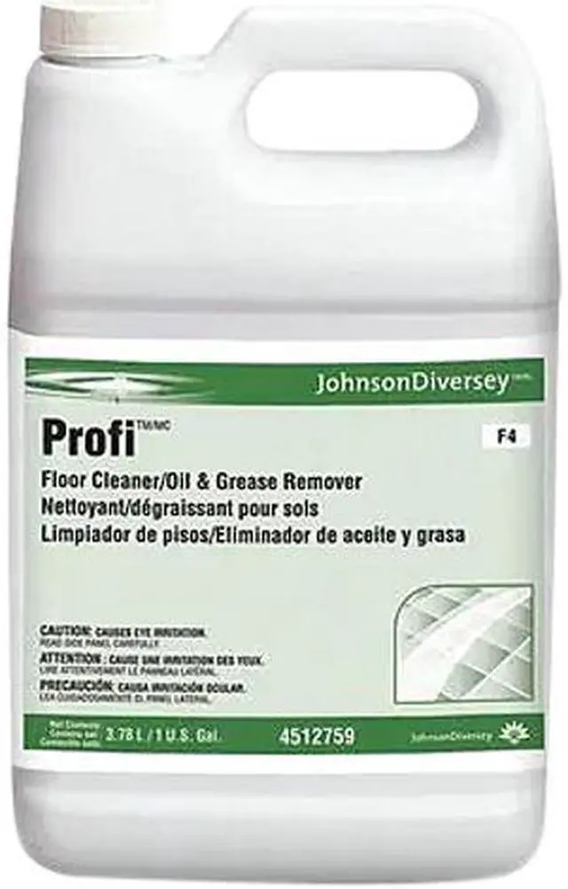 Main image of DIVERSEY 94512759 Floor Cleaner,1 gal.,Surfactant,White