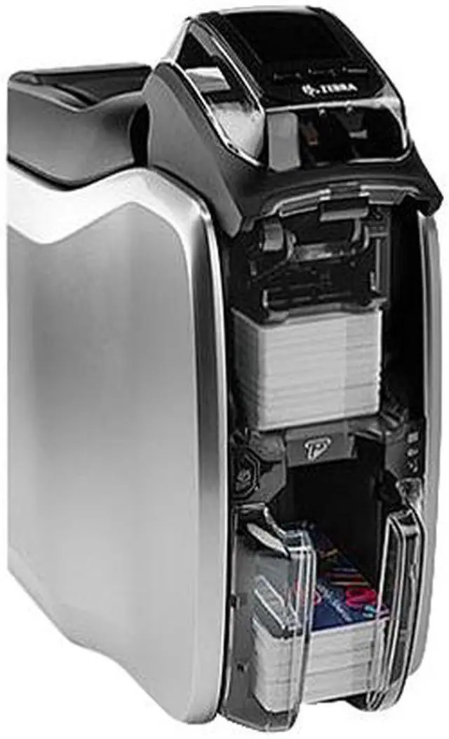 Alt view image 2 of 2 - Zebra ZC300 Double Sided Dye Sublimation/Thermal Transfer Printer - Color - Desktop - Card Print