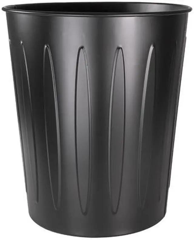 Alt view image 2 of 2 - Genuine Joe 6-gallon Steel Fire-safe Trash Can