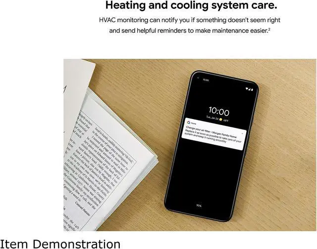 Alt view image 4 of 11 - Google Nest Thermostat (Charcoal)