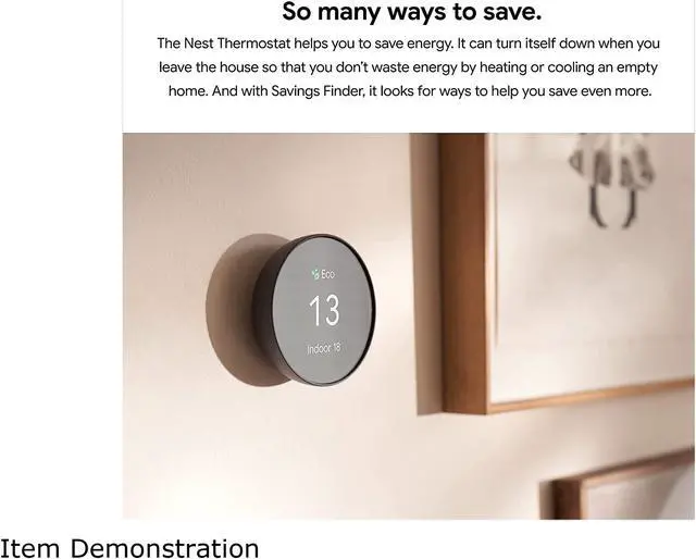 Alt view image 5 of 11 - Google Nest Thermostat (Charcoal)