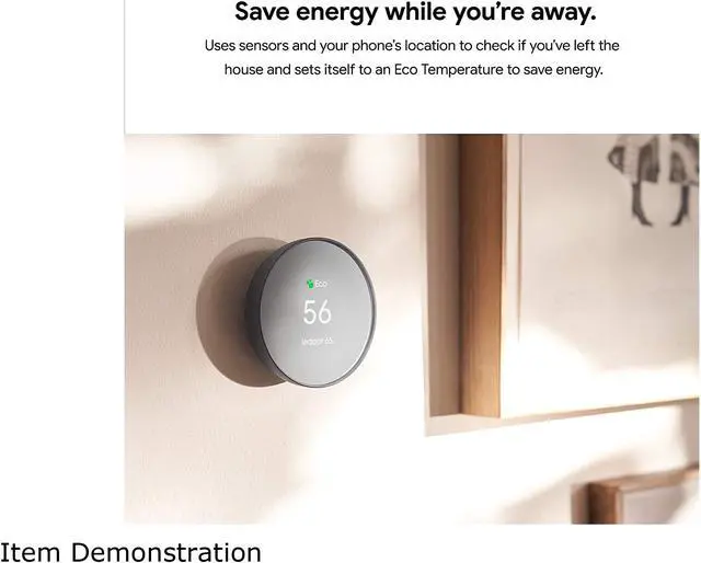 Alt view image 9 of 11 - Google Nest Thermostat (Charcoal)