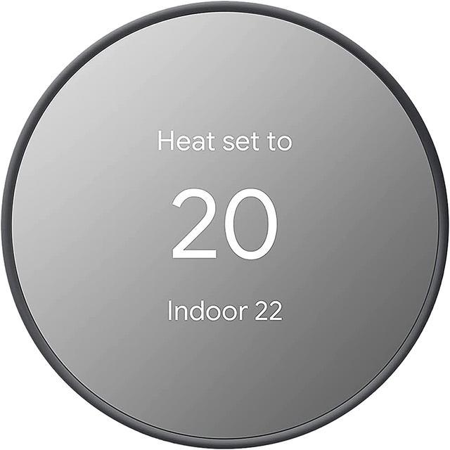 Google Nest Thermostat Charcoal