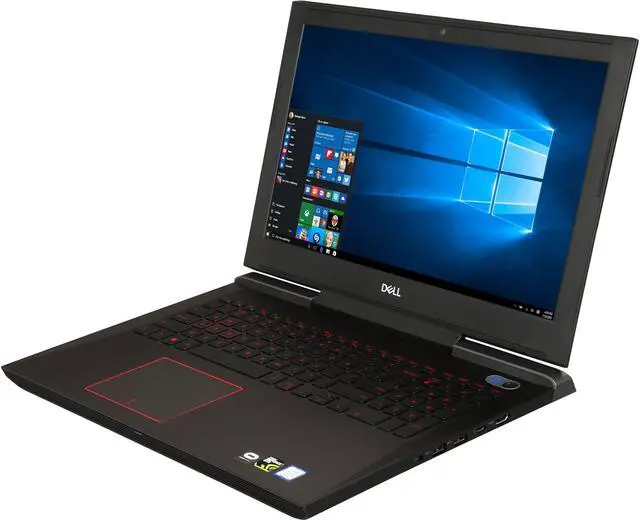 Main image of DELL i7577-5258BLK-PUS 15.6" FHD IPS GTX 1060 6 GB VRAM i5-7300HQ 8 GB Memory 1 TB HDD + 128 GB SSD Windows 10 Home VR Ready Gaming Laptop