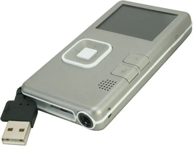 Alt view image 8 of 10 - Creative vado Silver CMOS 2.0" LCD 2x Digital 2GB Internal Memory Pocket Video Cam