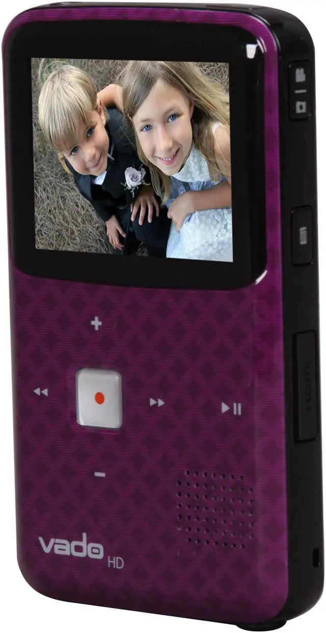 Main image of Creative Vado HD Purple CMOS 2.0" 153K LCD Pocket Video Cam - 3rd Generation