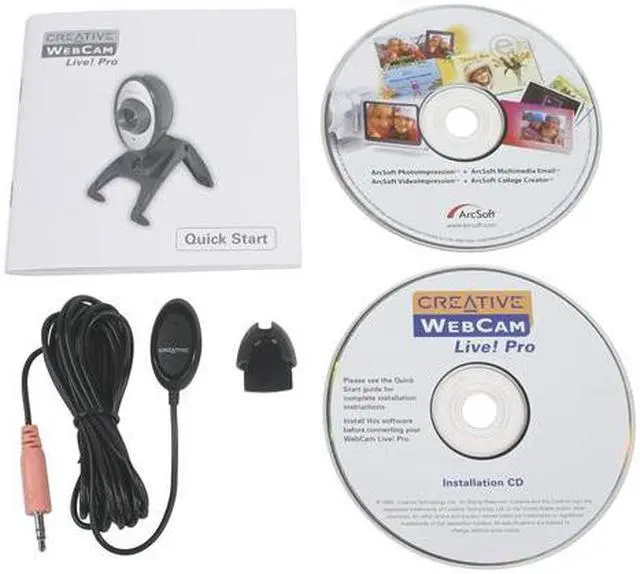 Alt view image 3 of 4 - Creative 73VF008000000 Live! Pro 0.3MP Effective Pixels USB2.0 WebCam