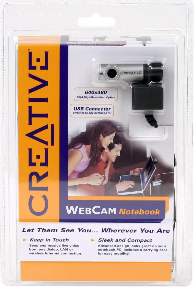 Alt view image 2 of 2 - Creative 73PD117000000 0.3MP Effective Pixels USB1.1 WebCam Notebook