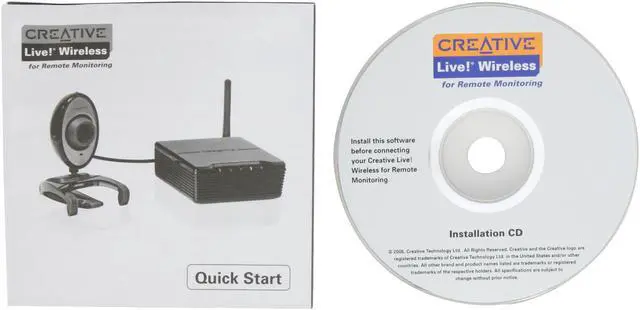 Alt view image 11 of 13 - Creative 73VF018000000 Live! Wireless 0.3 MP Effective Pixels USB + RJ45 + WLAN WebCam
