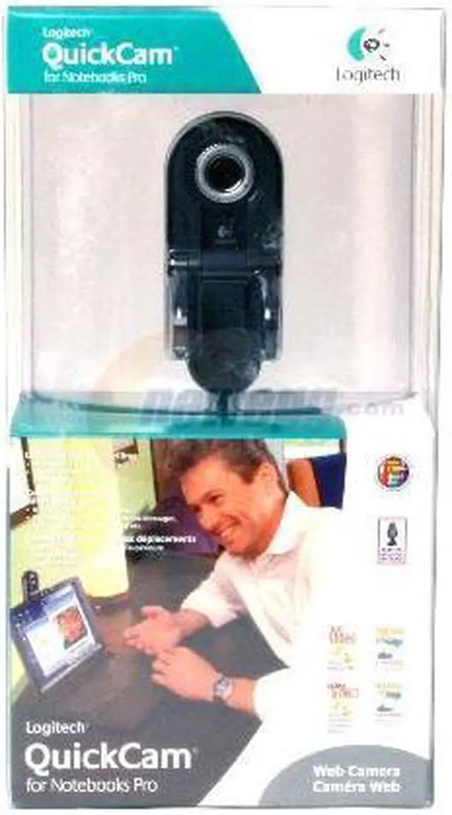 Main image of Logitech 961240-0403 QuickCam for Notebooks Pro 1.3MP Effective Pixels USB2.0 WebCam
