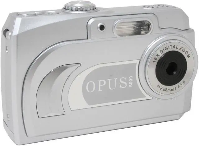Main image of Ezonics Opus 6000 Silver 3.1 MP (Interpolated to 12 MP) Digital Camera