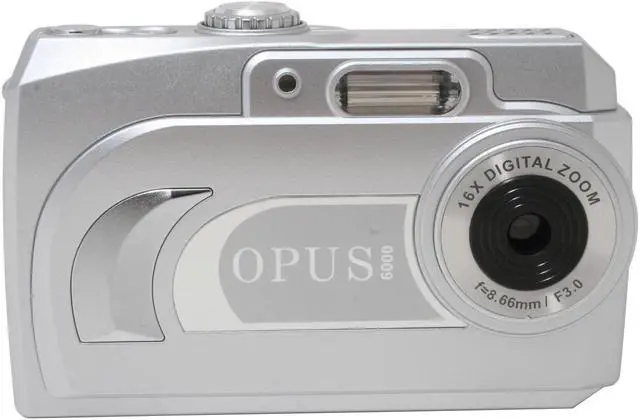 Alt view image 2 of 10 - Ezonics Opus 6000 Silver 3.1 MP (Interpolated to 12 MP) Digital Camera