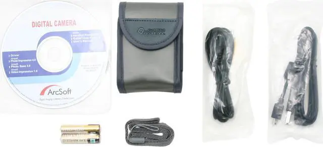 Alt view image 8 of 9 - Ezonics OPUS 4000 Silver 3.1 MP Digital Camera