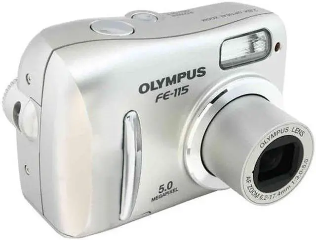 OLYMPUS FE-115 Silver 5.0 MP Digital Camera - Newegg.com