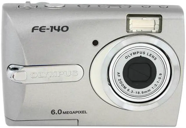 Alt view image 3 of 8 - OLYMPUS FE-140 Champagne 6.0MP 3X Optical Zoom Digital Camera