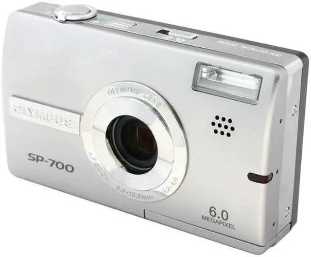 Alt view image 2 of 8 - OLYMPUS SP-700 Silver 6MP 3X Optical Zoom Digital Camera