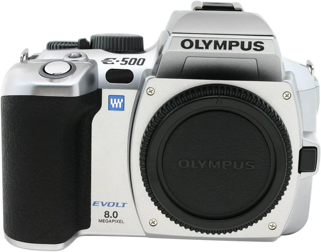 OLYMPUS EVOLT E-500 Silver Digital SLR Camera - Body Only - Newegg.com