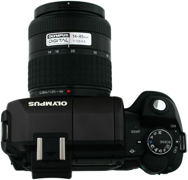 Refurbished: OLYMPUS EVOLT E-300 Black Digital SLR Camera w/ ZUIKO ...