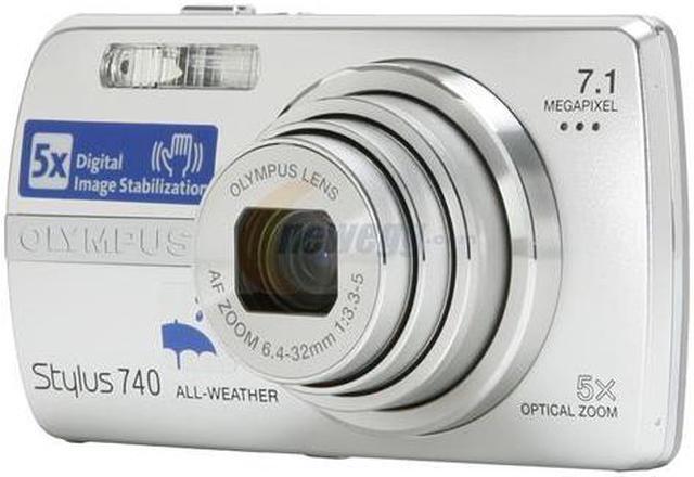 Main image of OLYMPUS STYLUS 740 Silver 7.1 MP 5X Optical Zoom Digital Camera