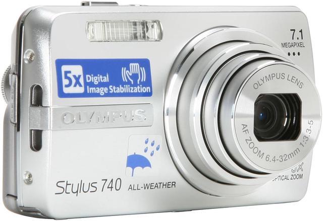 Alt view image 7 of 11 - OLYMPUS STYLUS 740 Silver 7.1 MP 5X Optical Zoom Digital Camera