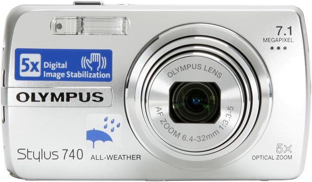 Alt view image 8 of 11 - OLYMPUS STYLUS 740 Silver 7.1 MP 5X Optical Zoom Digital Camera