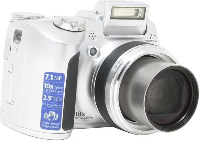 OLYMPUS SP-510 UZ Silver 7.1 MP Digital Camera - Newegg.com