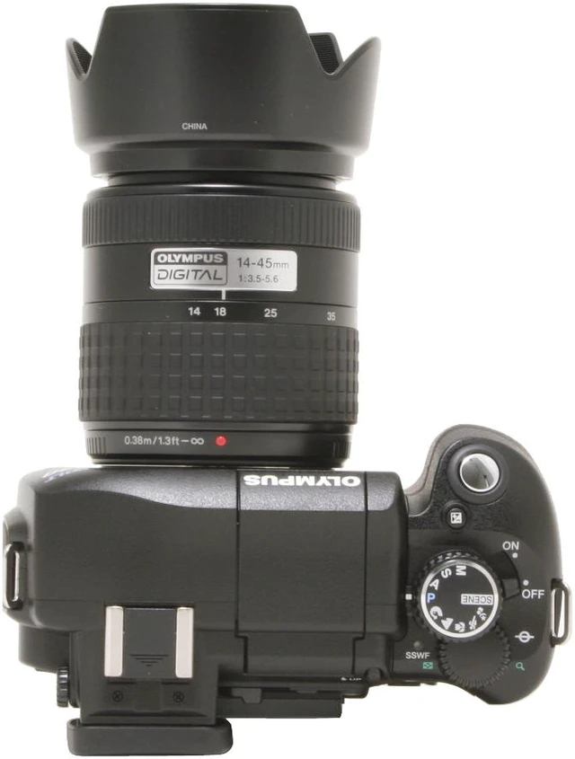 OLYMPUS EVOLT E-330 Black 7.94 MP 2.5" 215K LCD Digital SLR Camera ...