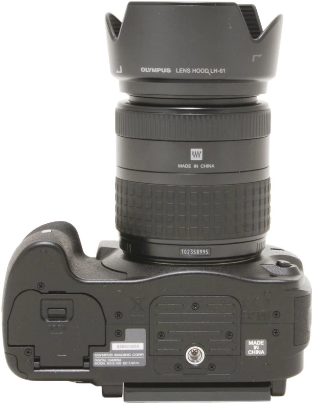 OLYMPUS EVOLT E-330 Black 7.94 MP 2.5" 215K LCD Digital SLR Camera ...