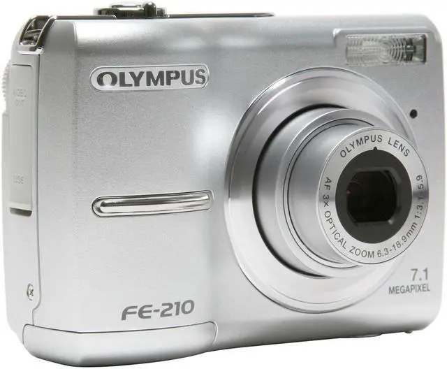 Alt view image 7 of 11 - OLYMPUS FE-210 Silver 7.1 MP 3X Optical Zoom Digital Camera