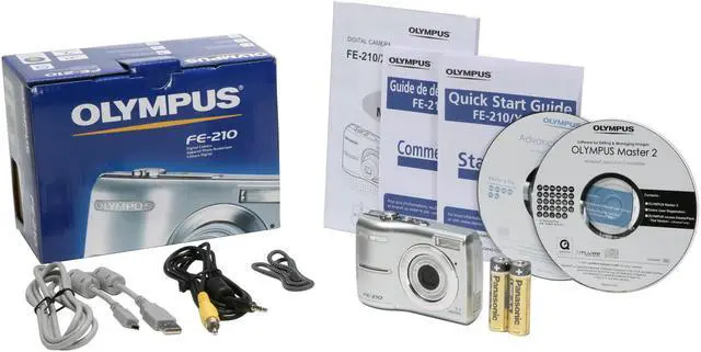 Alt view image 11 of 11 - OLYMPUS FE-210 Silver 7.1 MP 3X Optical Zoom Digital Camera