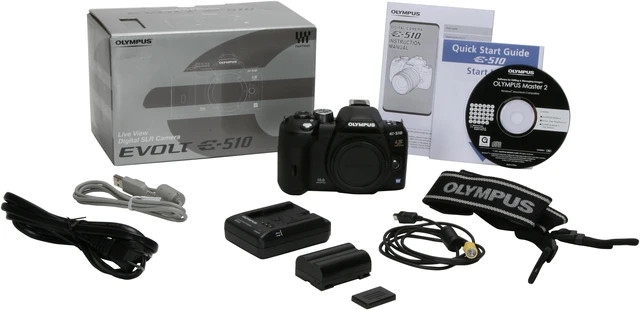 OLYMPUS EVOLT E-510 Black Digital SLR Camera - Body Only - Newegg.com