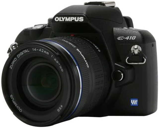OLYMPUS EVOLT E-410 Black 10.0 MP 2.5" 230K LCD Digital SLR Camera w ...